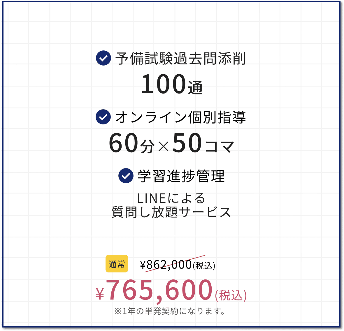 予備試験パッケージプラン